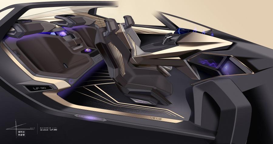 Эскиз Lexus LF-30 Electrified 2019 года  (фото 56 из 82)